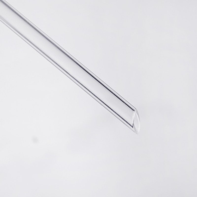 カスタマイズ（簡単にきれいなブラシ棒を洗浄しています）アースグリーンガラスピペットメイソンジャーの再利用を愛して（直径0.7センチメートル）[20センチメートルくちばしは膜シール飲料を貫通することができます] - エコストロー - ガラス 透明