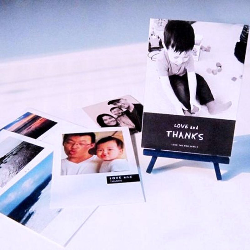 Lucky Bag Limited Lucky Bag-8 custom postcards + 4 Silver photos + small easel (x1) - Picture Frames - Paper White