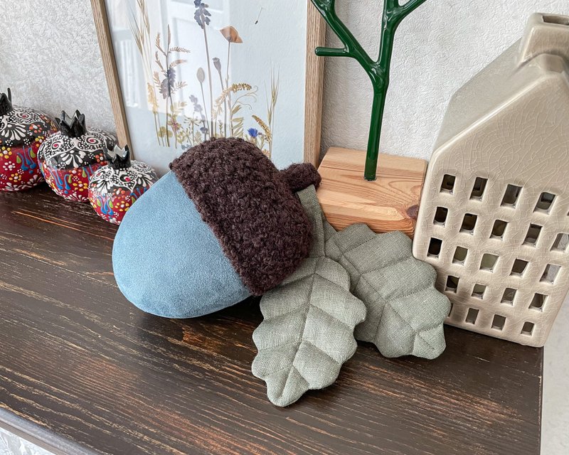 Woodland decor, Country decor, Fall autumn wedding, Acorn decor - 其他 - 其他材質 藍色