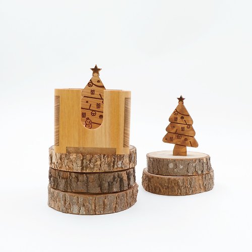 芬多森林 客製化 生日禮物 台灣檜木 多元收納盒-許願雪人 | 交換禮物 首選