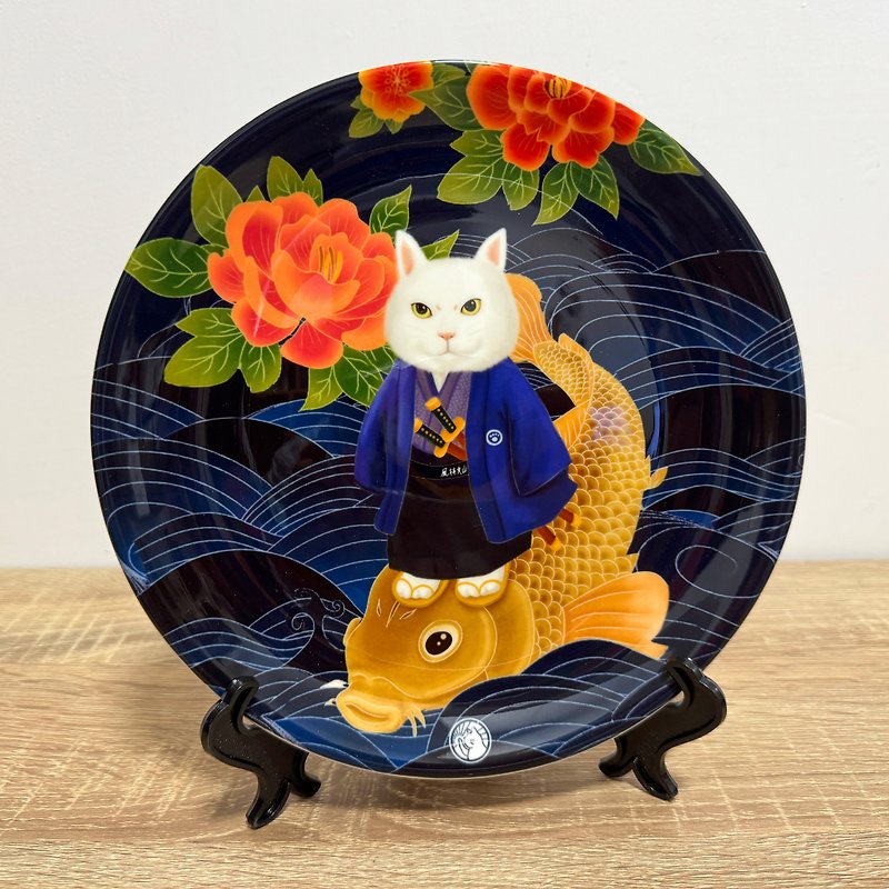 Cat Dishes for Display  Wedding gift - Items for Display - Pottery 