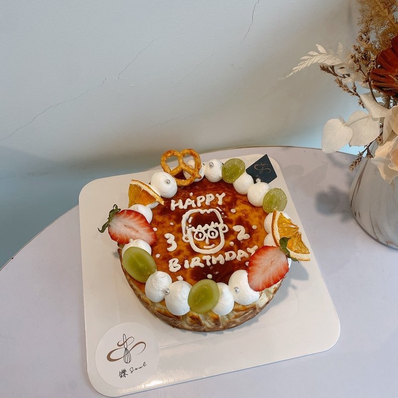 鑠甜點 巴斯克乳酪蛋糕 無麵粉配方 重乳酪 生日蛋糕 升酮飲食 - 蛋糕/甜點 - 其他材質 