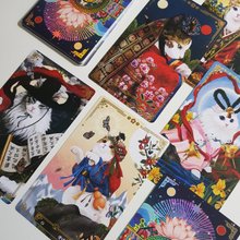 【正規品】韓国インディーズデッキ✨芸術的なオリエンタル猫のタロットカード 正規品】韓国インディーズデッキ✨芸術的なオリエンタル猫の