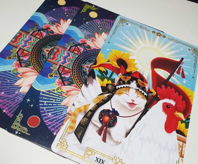 【正規品】韓国インディーズデッキ✨芸術的なオリエンタル猫のタロットカード オリエンタルキャットタロットグランド（韓国正規品