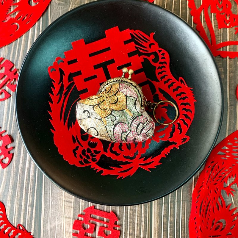 激罕!! 二手黑色裙褂迷你口金包 - 零錢包/小錢包 - 其他材質 黑色