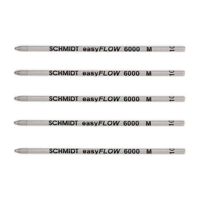 German SCHMIDT Schmidt oily ballpoint pen refill 5pcs_mini D1 type black (#635M) - ไส้ปากกาโรลเลอร์บอล - วัสดุอื่นๆ สีดำ