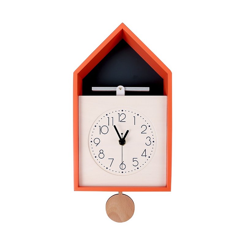 [Jeantopia] Home Sweet Home House Type Wall Clock | 1301301 - นาฬิกา - ไม้ 