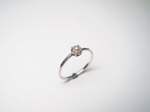 YUNSHAO Jewelry 珍珠系列 #a130 爪鑲戒指