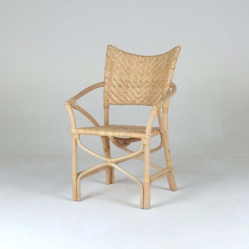 Rattan chair-leisure chair-Nordic rattan chair/indoor chair/Indoor - เก้าอี้โซฟา - วัสดุอื่นๆ สีกากี