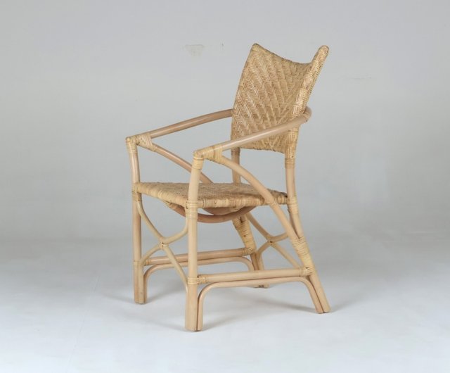ラタンチェア-レジャーチェア-北欧ラタンチェア/室内チェア/室内