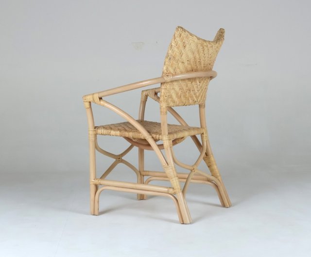 ウイッカー チェア ラタン ピンク ミニチュアチェア ヴィンテージ 家具 ピンクのシングルチェア | ミニチュアパーツ | ビリーの手作り