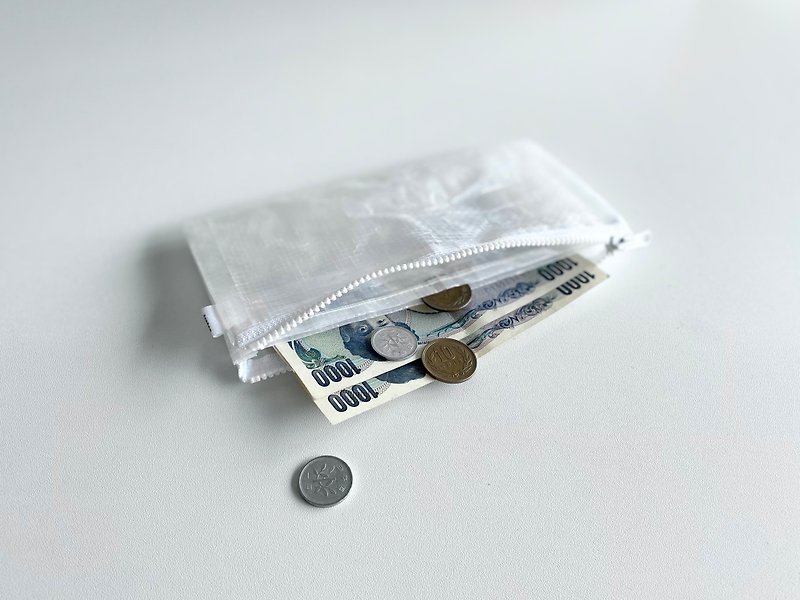clear [long wallet] Ultra-lightweight polyethylene material / unisex - Wallets - Nylon Transparent