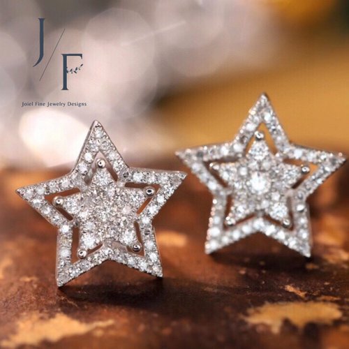 Joiel Fine Jewelry Designs 18k金星星鑽石耳環