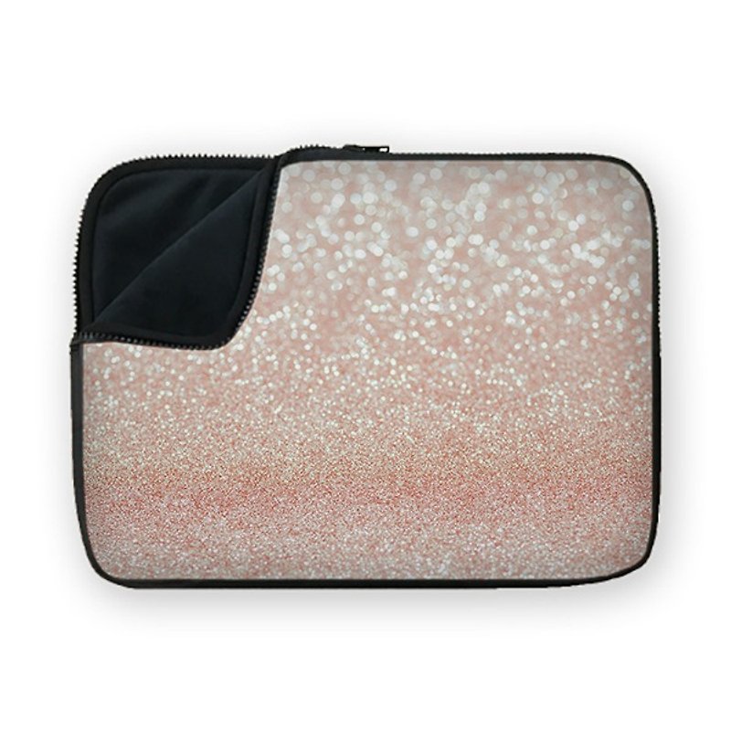 Pink Glitter waterproof shock-absorbing laptop bag BQ7-MSUN8 - Laptop Bags - Other Materials 