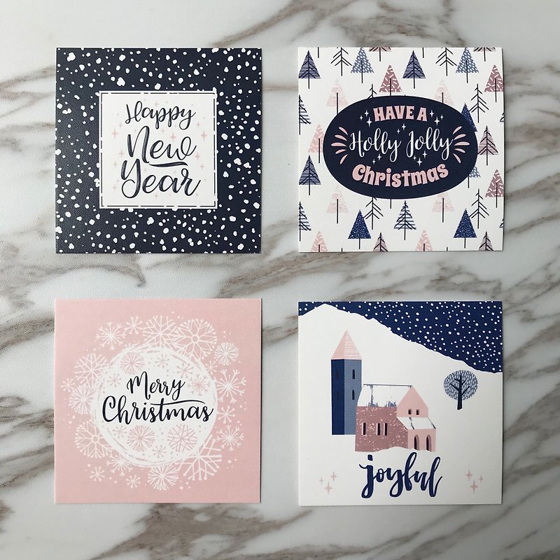 Blue powder theme Christmas card - Cards & Postcards - Paper Multicolor