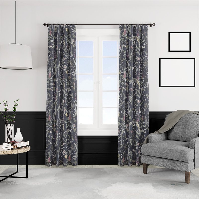 HC printed curtain European and American flower version HC7003 Blossom Meadow - Doorway Curtains & Door Signs - Polyester 