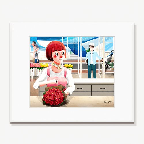 Ann Chou Illustration 愛情 - 畫作 家居布置 藝術收藏