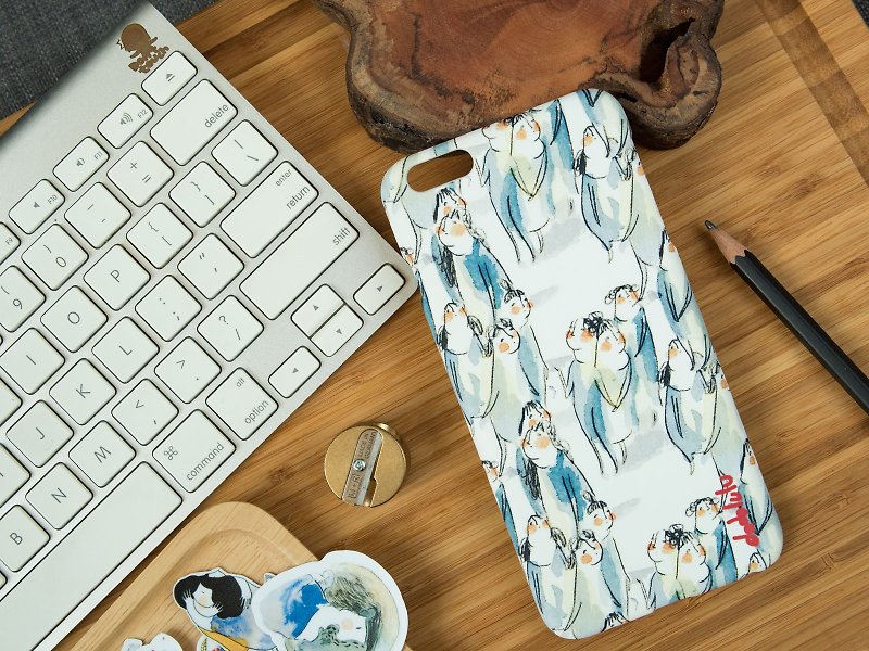 iPhone case "what are we looking for" - iPhone 6plus / 6s plus  - Phone Cases - Plastic Blue