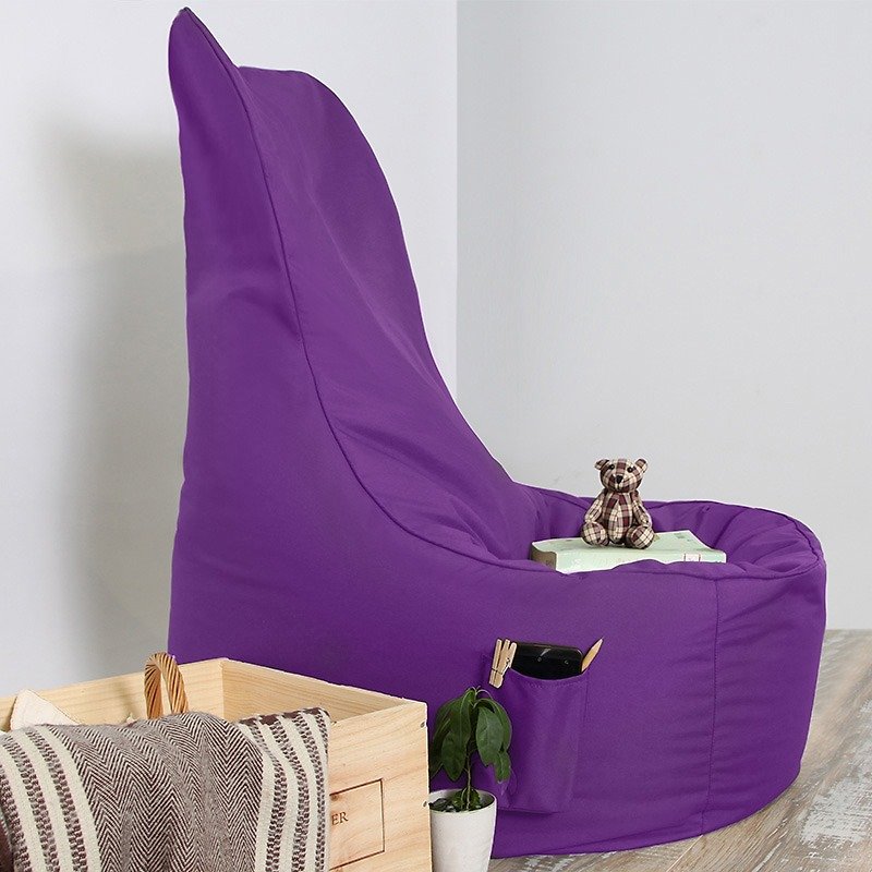 Lazy bone reclining chair (large). Purple (a 50% discount coupon is given when you purchase it) - Other Furniture - Other Materials Purple