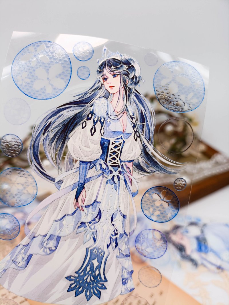 GL1291白雪歌頌Snow White/ 紙膠帶 - 紙膠帶/和紙/PET - 塑膠 多色