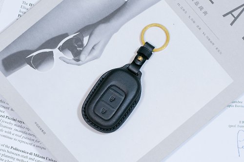 FANG Leather Studio HONDA本田汽車植鞣皮燙金鑰匙套/二鍵/HRV