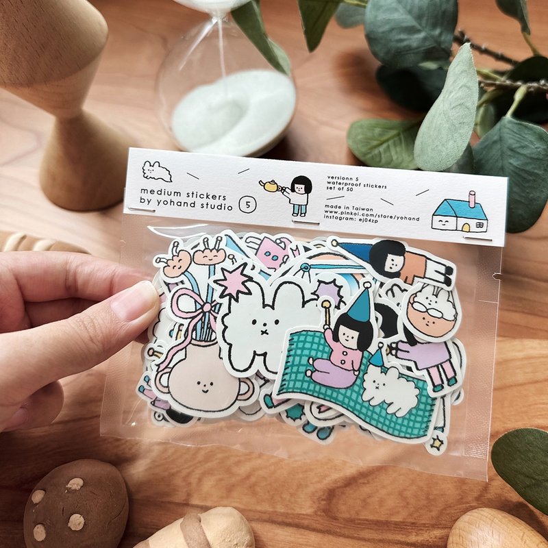 Yohand Medium Stickers Version 5 - Set of 50 - สติกเกอร์ - กระดาษ หลากหลายสี