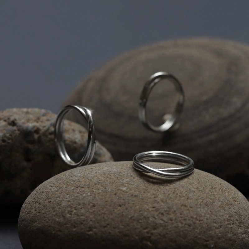 Möbiusband I sterling silver infinity ring - General Rings - Sterling Silver Silver