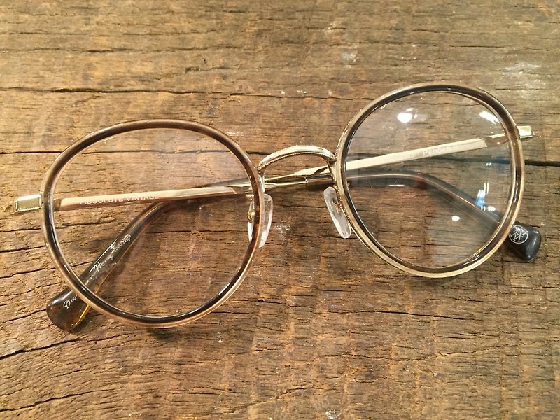 Absolute Vintage - Pedder Street Pedder Street Round Frame Glasses - Brown Brown - Glasses & Frames - Plastic 
