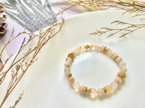 桜瑪瑙ブレスレット 桜瑪瑙アクセサリー 桜瑪瑙 ハンドメイド