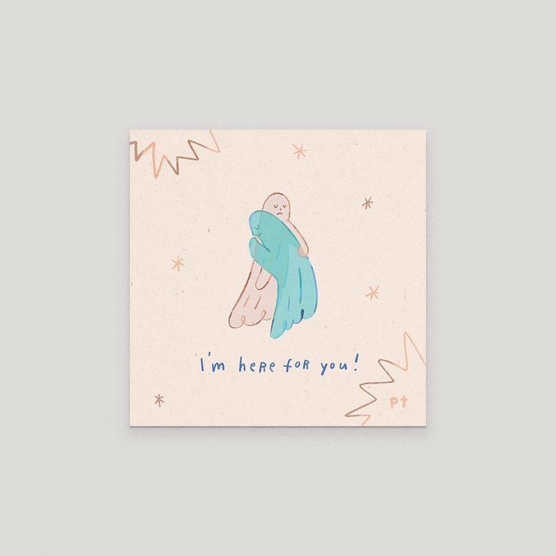 Sad Pals (Art Print) - การ์ด/โปสการ์ด - กระดาษ ขาว