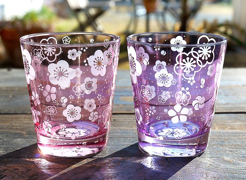 Umekasho/foam - Cups - Glass Pink