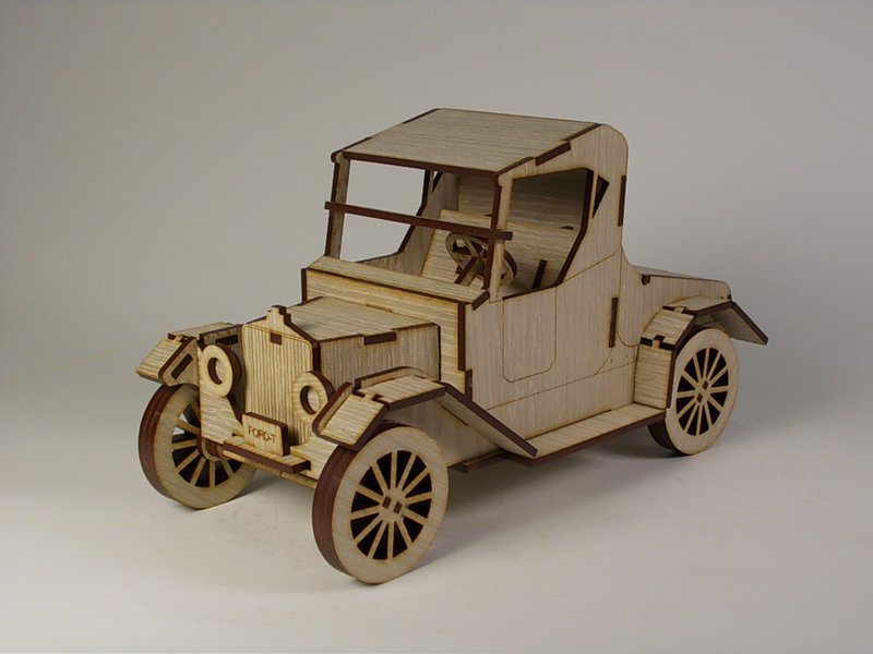 【福袋】情人節禮物/福特T -復古車 攝影道具.古董車.縮小版 - 擺飾/家飾品 - 木頭 卡其色