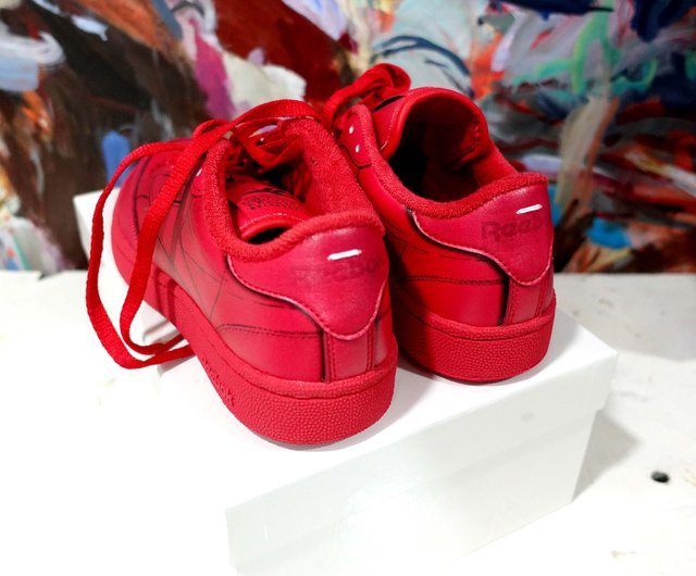 MAISON MARGIELA x REEBOK レディーススニーカー レッド REEBOK X MAISON MARGIELA PROJECT 0 CC TL - RED – Undefeated