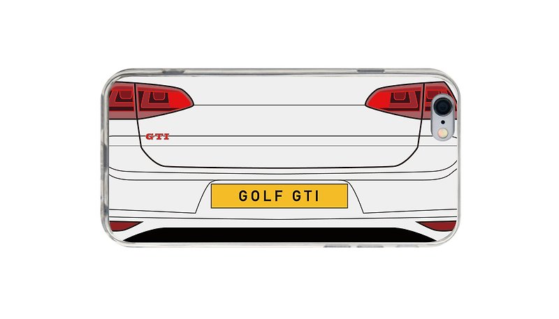 Sports Car Golf GTI Multicolor - iPhone X 8 7 6s Plus 5s S8 S9 Mobile Shell - Phone Cases - Plastic Multicolor