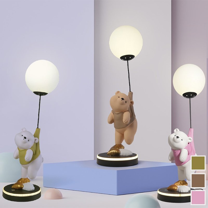 Mimi flying bear table lamp - Lighting - Other Metals 