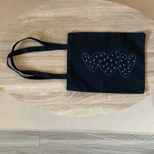 可鬆工作坊 快速出貨 l 刺繡設計帆布袋 刺繡 帆布包 帆布肩揹包 手提包 手提