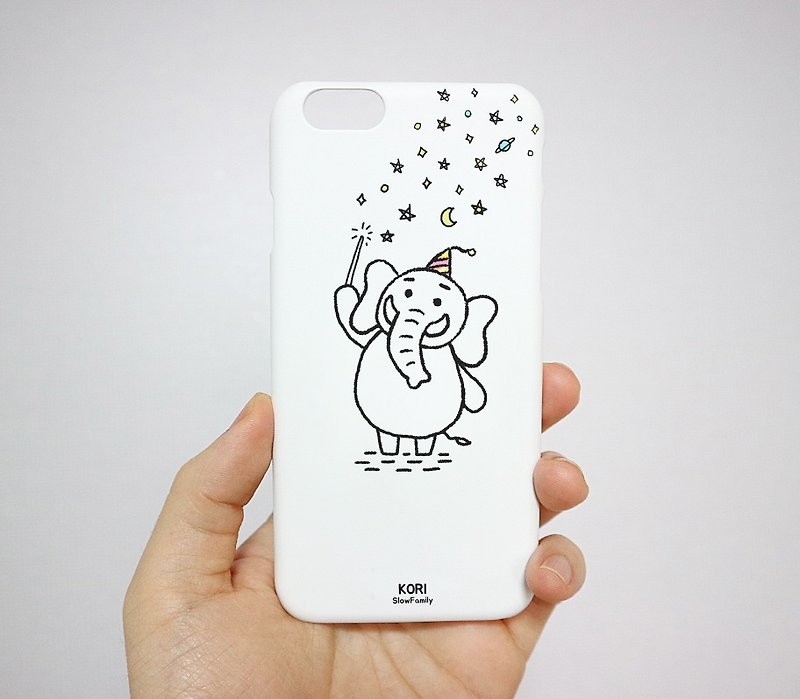 Elephant Cute Phone Case, iPhone, Galaxy, LG - Phone Cases - Plastic Multicolor