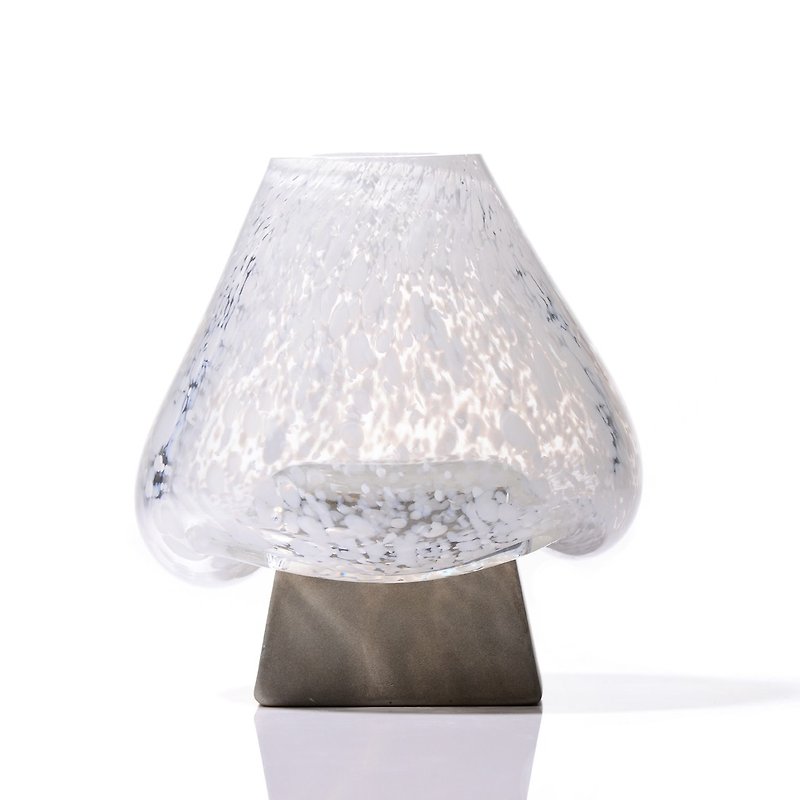 Soft vase 1 (snowflake white) - ของวางตกแต่ง - แก้ว สีใส