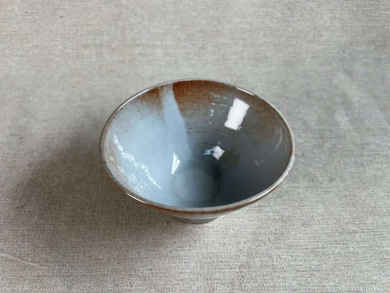 白志野陶碗-3 - 碗 - 陶 白色
