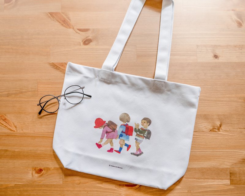 岩崎知弘-托特帆布袋A - 手提包/手提袋 - 棉．麻 