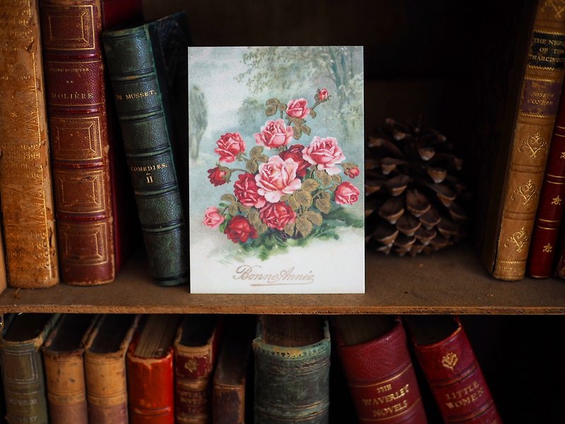 French Centennial Flower Reissue Postcard Type J - การ์ด/โปสการ์ด - กระดาษ หลากหลายสี