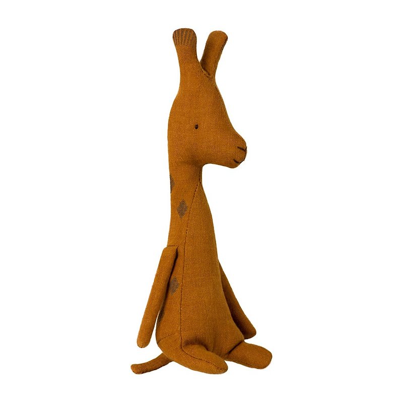 諾亞方舟的小長頸鹿 - 公仔模型 - 棉．麻 橘色
