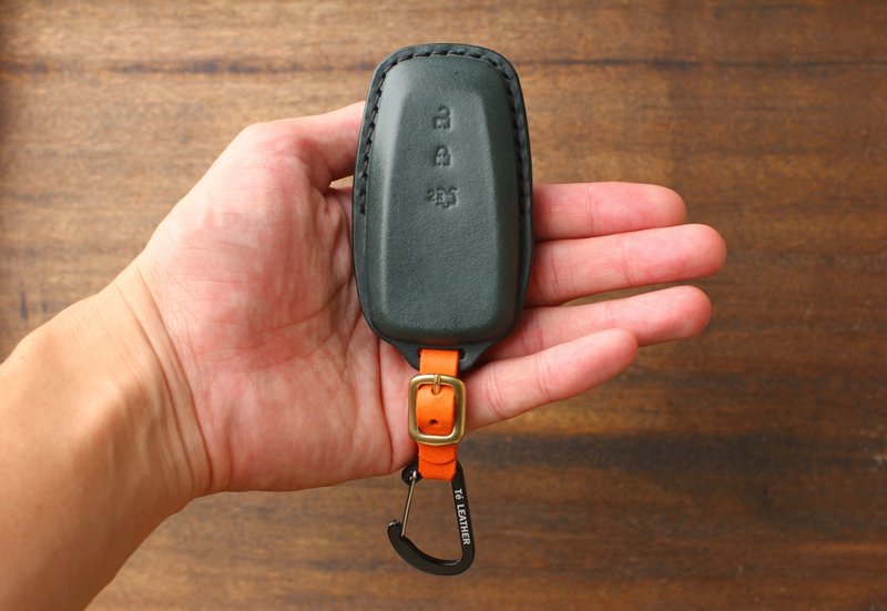 ティースキン FORD クーガ MK4 MK3 フォード 車のキー レザーケース 【カスタマイズ】 - キーホルダー・キーケース - 革 