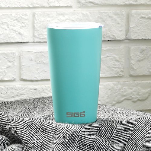 SIGG Taiwan (授權總代理) 瑞士百年SIGG Neso 陶瓷隔熱隨行杯/咖啡杯/環保杯 400ml - 冰河