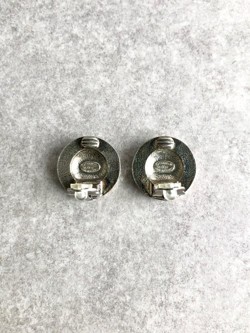 日本直送 名牌中古包 】CHANEL シャネル イヤリング シルバー