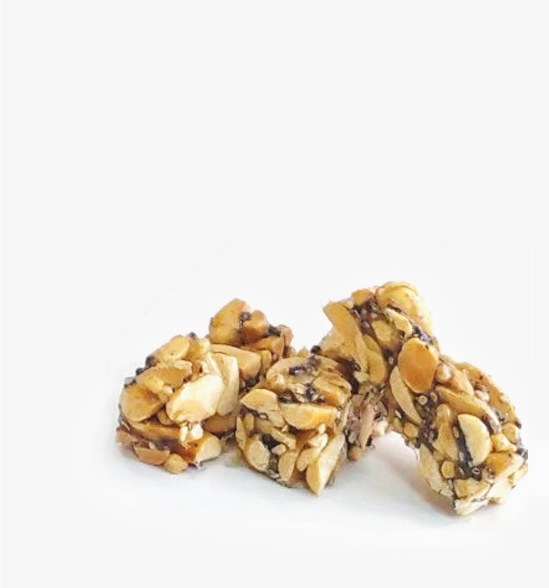 低糖養生手工花生糖 -150g/300g罐裝 - 零食/點心 - 新鮮食材 白色