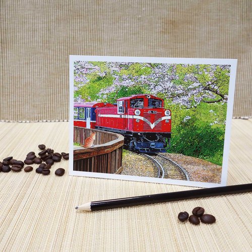 [Taiwanese Artist-Lin Zongfan] Postcards - Greeting the arrival of spring