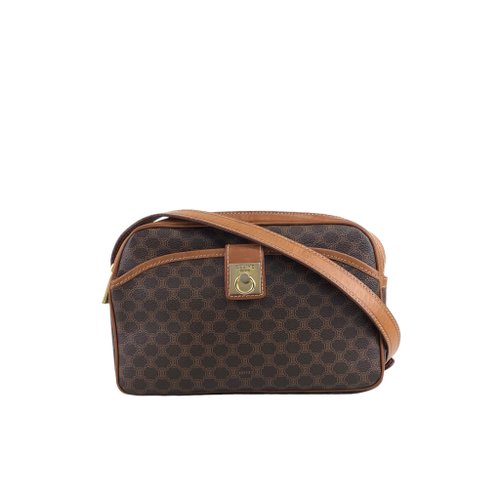 日本直送 名牌中古包 】CELINE セリーヌ マカダム ショルダーバッグ