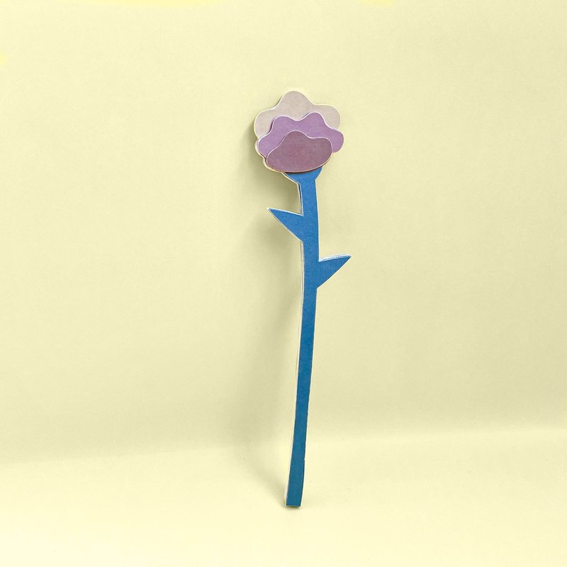 紙でできたお花のオブジェ 　カーネーション (まっすぐ) - 擺飾/家飾品 - 紙 多色