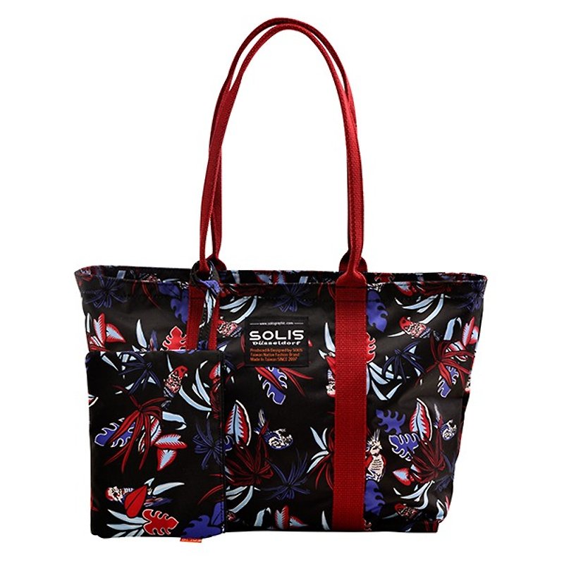 【Mother's Day Gifts】Shoulder Bag│Tropical Red - กระเป๋าแมสเซนเจอร์ - เส้นใยสังเคราะห์ 